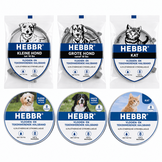 Waterbestendige Vlooienhalsband - Hebbr