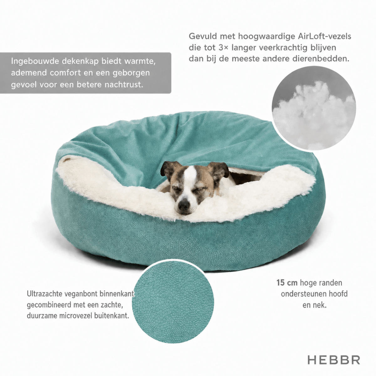 Waterdicht Hondenbed - Hebbr