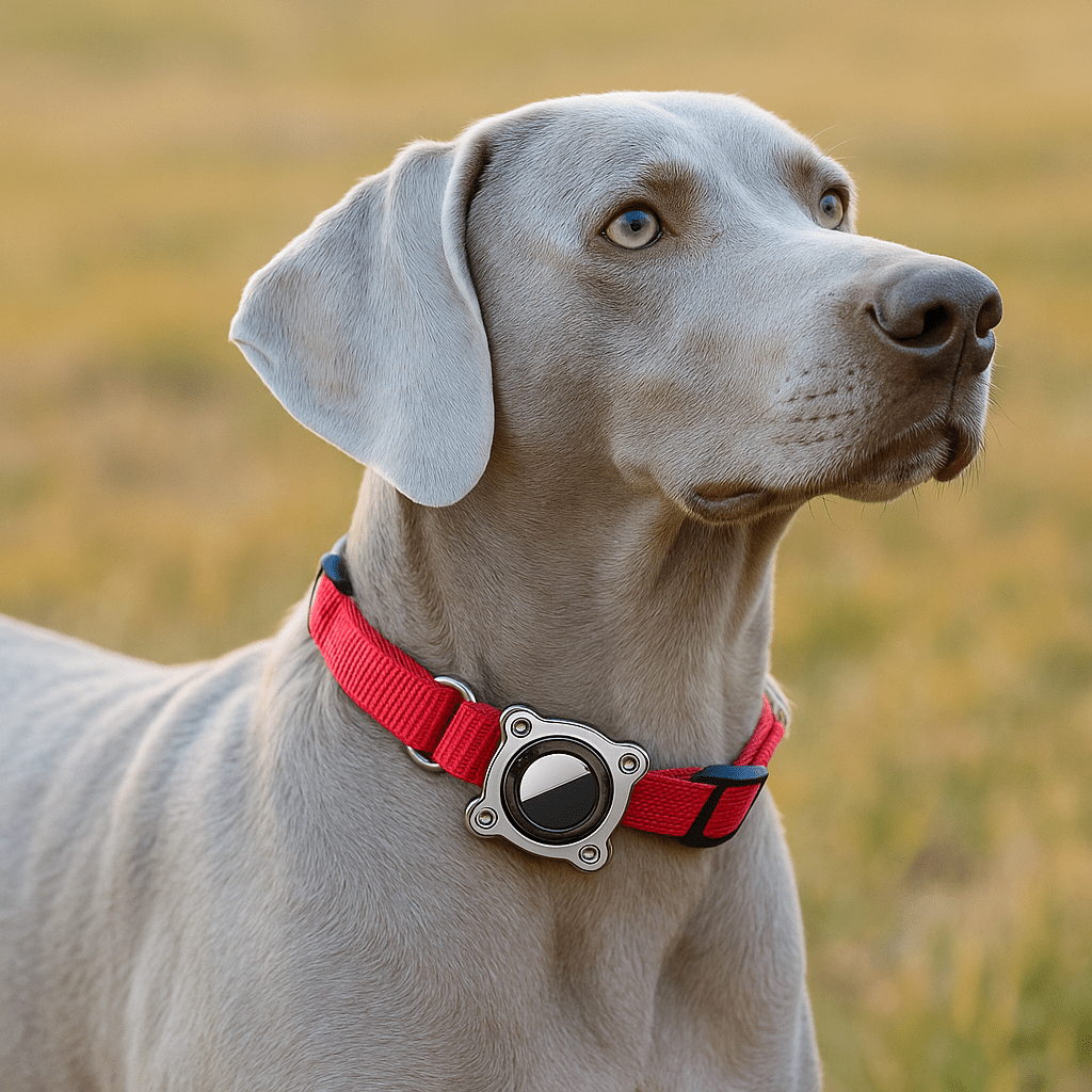 Waterdichte AirTag Houder voor Honden en Katten - Lichtgewicht Kunststof en Metaal, Veelzijdige Bevestiging - Hebbr