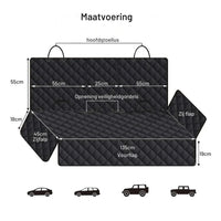 Waterdichte Beschermhoes voor Achterbank – Geschikt voor Grote en Middelgrote Honden, Duurzaam Polyester - Hebbr