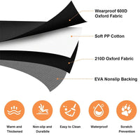 Waterdichte Hond Auto Zitting Deksel – Universele Pasvorm & Eenvoudig Schoon te Maken - Hebbr