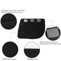 Waterdichte Honden Autodeur Beschermer 2 - Pack - Krassenbestendig en Machinewasbaar, Universele Pasvorm - Hebbr