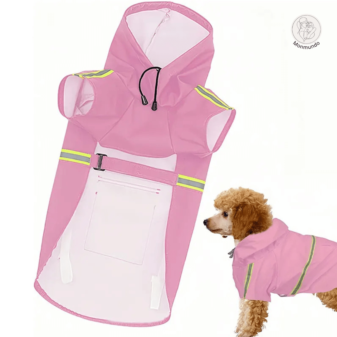 Waterdichte Honden Regenjas – Reflecterend, Comfortabel en Verstelbaar - Hebbr