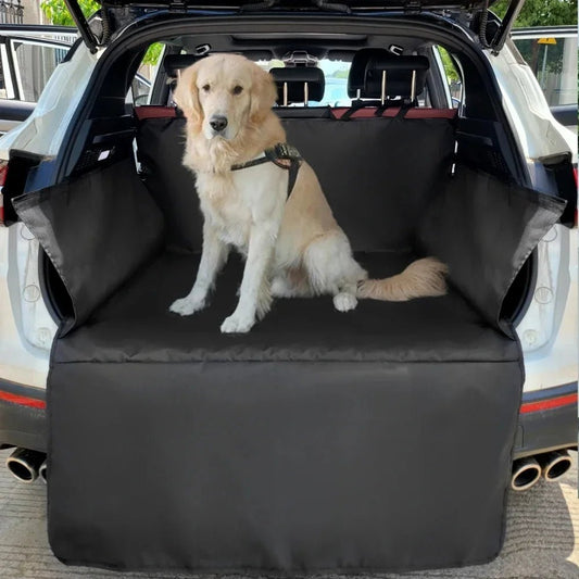 Waterdichte Hondenachterbankhoes van 600D Oxford Stof - Zwarte SUV Cargo Liner voor Huisdieren - Hebbr