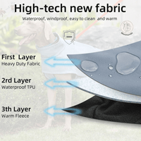 Waterdichte Hondenjas voor Winter – Warm, Reflecterend en Flexibele Pasvorm - Hebbr