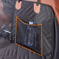 Waterdichte Hondenmat voor in de Auto - Verwijderbare Achterbankmat, Universele Pasvorm, Zwart - Hebbr