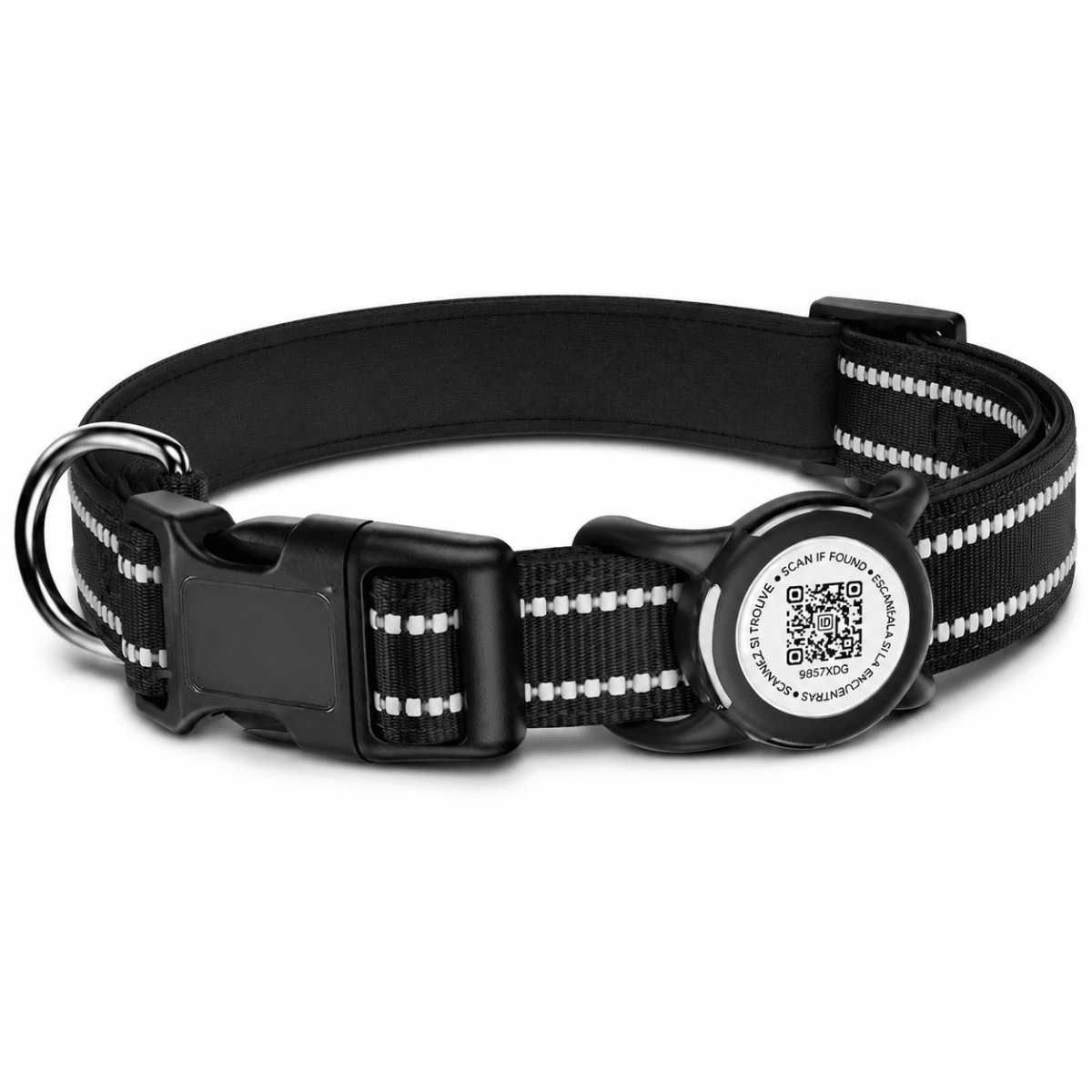 Wavi Hondenhalsband | Waterdicht, Reflecterend met QR-code - Hebbr