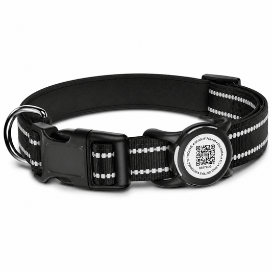 Wavi Hondenhalsband | Waterdicht, Reflecterend met QR-code - Hebbr
