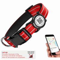 Wavi Hondenhalsband | Waterdicht, Reflecterend met QR-code - Hebbr