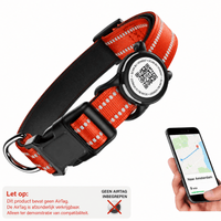 Wavi Hondenhalsband | Waterdicht, Reflecterend met QR-code - Hebbr