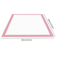 Wegwerp Hondenluiers 50 Stuks, Sneldrogend en Absorberend, Maten 60x90 cm en 60x60 cm - Hebbr