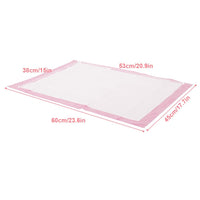 Wegwerp Hondenluiers 50 Stuks, Sneldrogend en Absorberend, Maten 60x90 cm en 60x60 cm - Hebbr