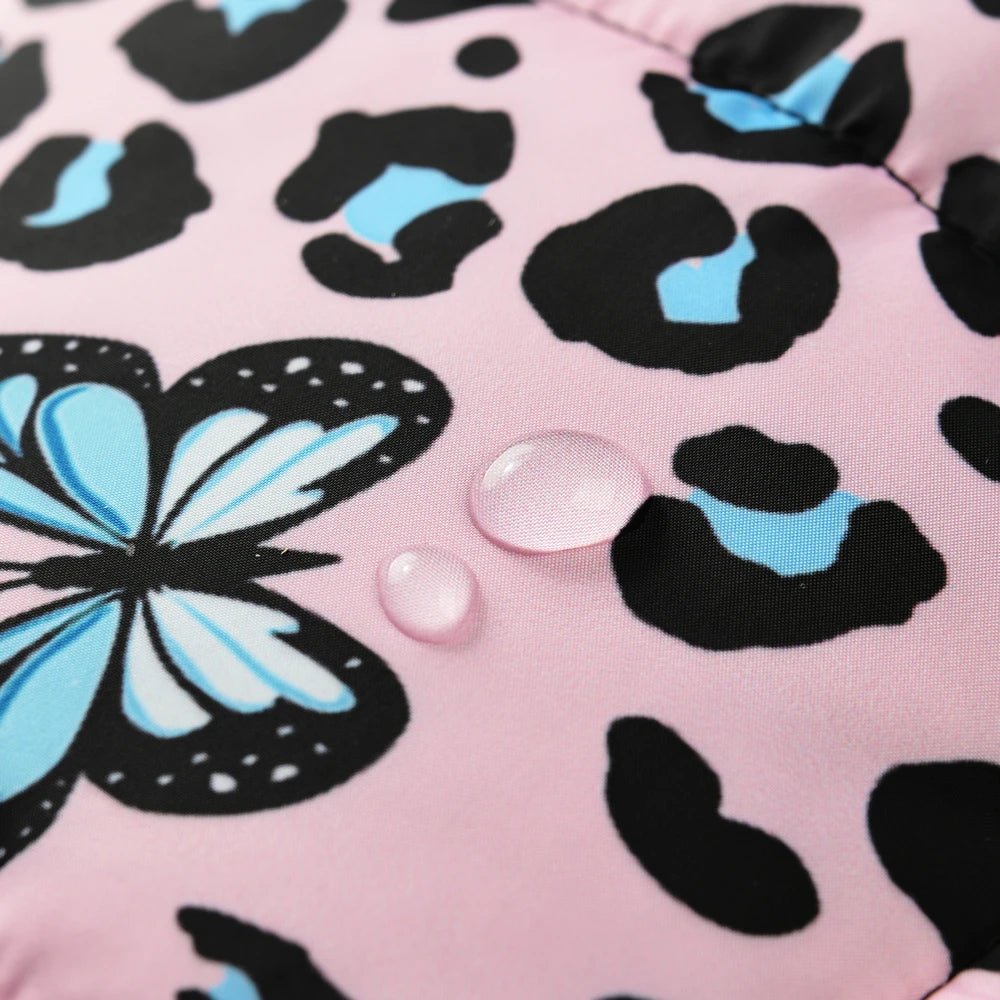 Winta Hondenjas | Waterdicht, Luipaardprint voor Kleine Honden en Katten - Hebbr