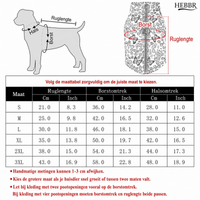 Winta Hondenjas | Waterdicht, Luipaardprint voor Kleine Honden en Katten - Hebbr