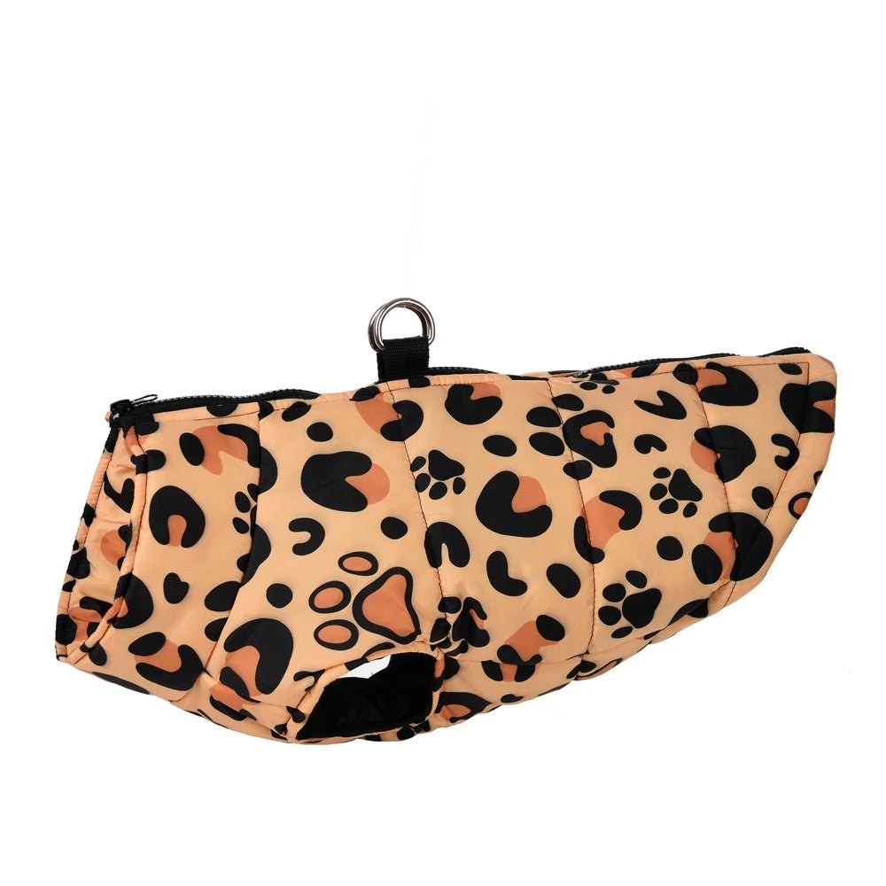 Winta Hondenjas | Waterdicht, Luipaardprint voor Kleine Honden en Katten - Hebbr