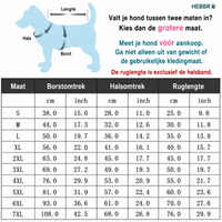 Winto Hondenjas | Waterdicht, Warm Katoen voor Kleine en Grote Honden - Hebbr