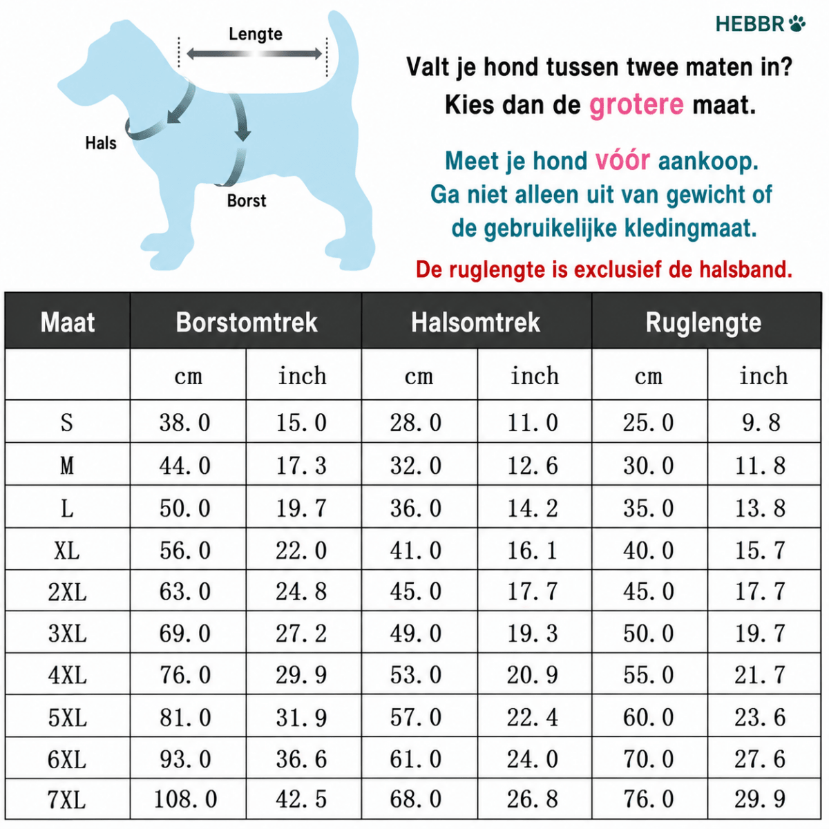 Winto Hondenjas | Waterdicht, Warm Katoen voor Kleine en Grote Honden - Hebbr
