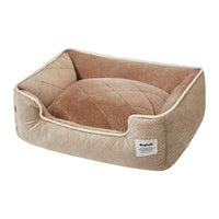 Zacht Hondenbed met Antislip Bodem, Wasbaar Fleece Bed voor Grote Honden en Katten - Comfortabel en Duurzaam - Hebbr