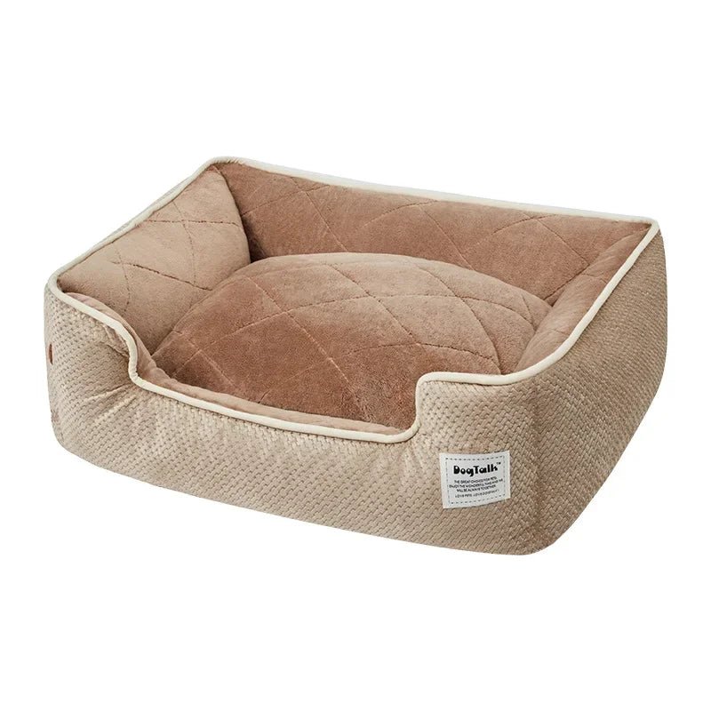 Zacht Hondenbed met Antislip Bodem, Wasbaar Fleece Bed voor Grote Honden en Katten - Comfortabel en Duurzaam - Hebbr