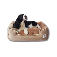 Zacht Hondenbed met Antislip Bodem, Wasbaar Fleece Bed voor Grote Honden en Katten - Comfortabel en Duurzaam - Hebbr