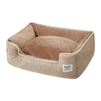Zacht Hondenbed met Antislip Bodem, Wasbaar Fleece Bed voor Grote Honden en Katten - Comfortabel en Duurzaam - Hebbr