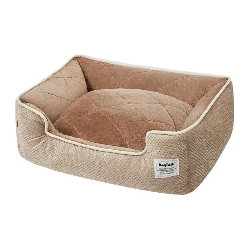 Zacht Hondenbed met Antislip Bodem, Wasbaar Fleece Bed voor Grote Honden en Katten - Comfortabel en Duurzaam - Hebbr