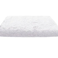 Zacht Katoenen Hondenbed Voor Grote Honden - Fluffy Rechthoekige Hondenmand Voor Diepe Slaap - Hebbr