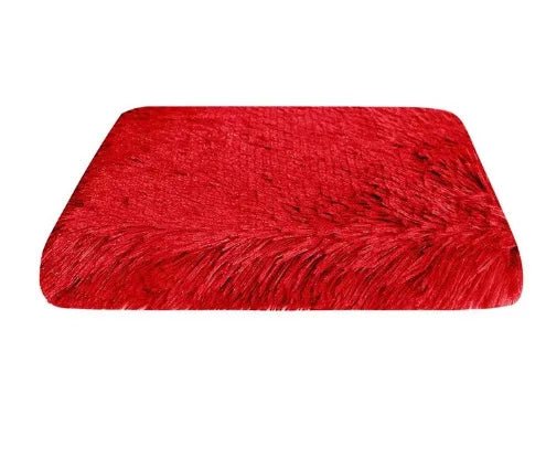 Zacht Katoenen Hondenbed Voor Grote Honden - Fluffy Rechthoekige Hondenmand Voor Diepe Slaap - Hebbr