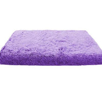 Zacht Katoenen Hondenbed Voor Grote Honden - Fluffy Rechthoekige Hondenmand Voor Diepe Slaap - Hebbr