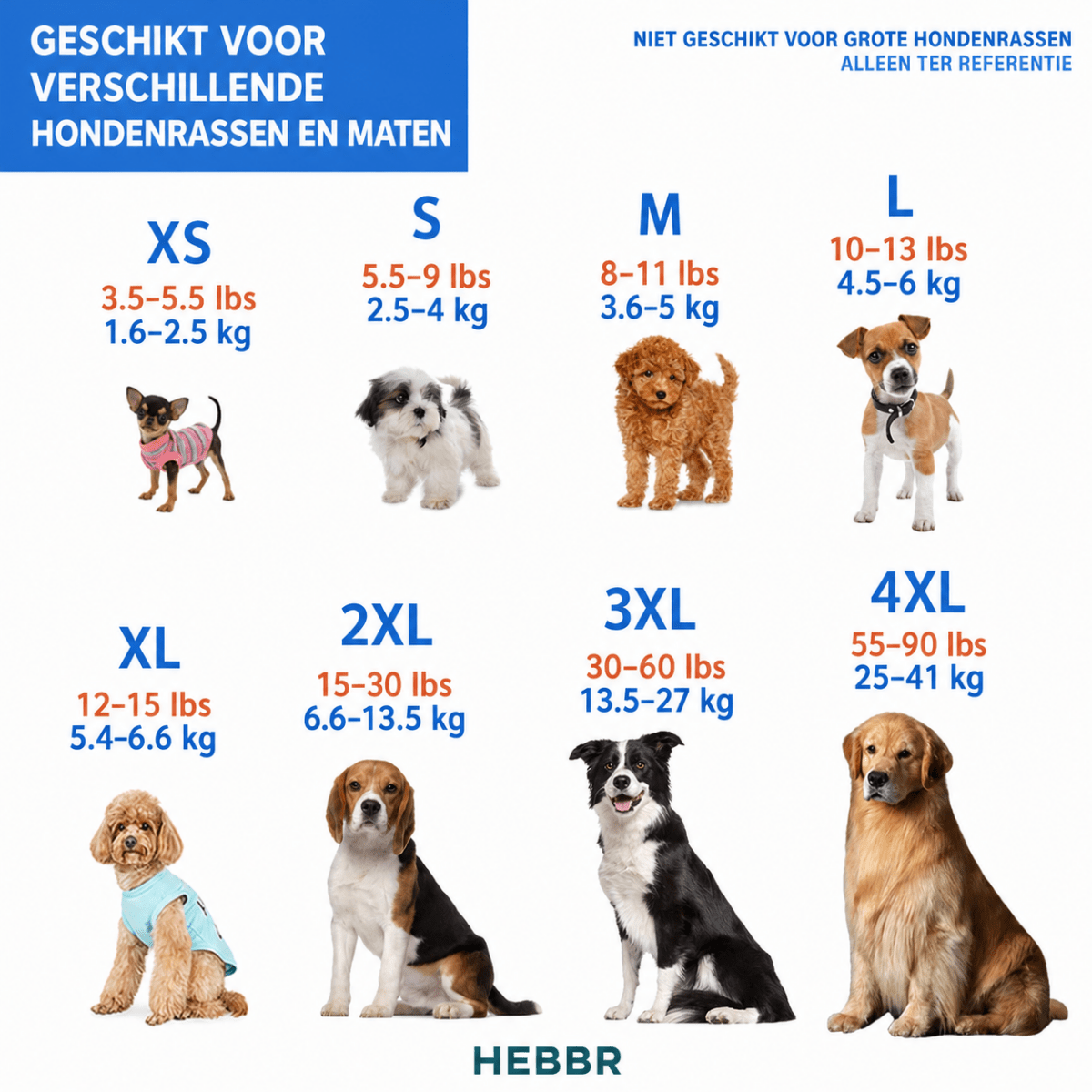 Zachte Honden Hoodie - Hebbr