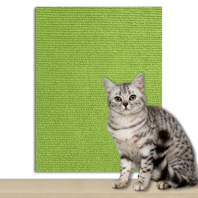 Zelfklevende kattenkrabplank voor wandbevestiging - Bescherming voor meubels en nagelscherping - Hebbr