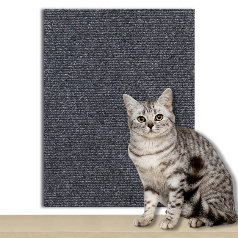 Zelfklevende kattenkrabplank voor wandbevestiging - Bescherming voor meubels en nagelscherping - Hebbr